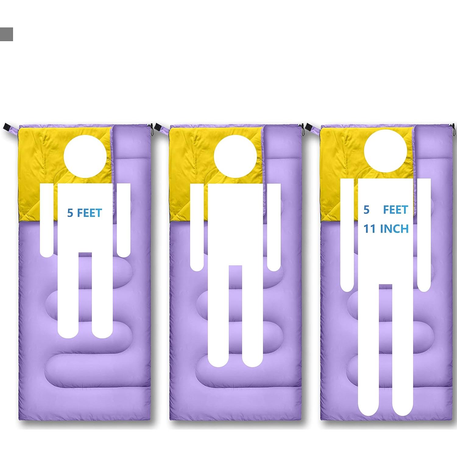 Saco de dormir ultraligero Rioyalo RA-SSB 3 estaciones 190x84 cm