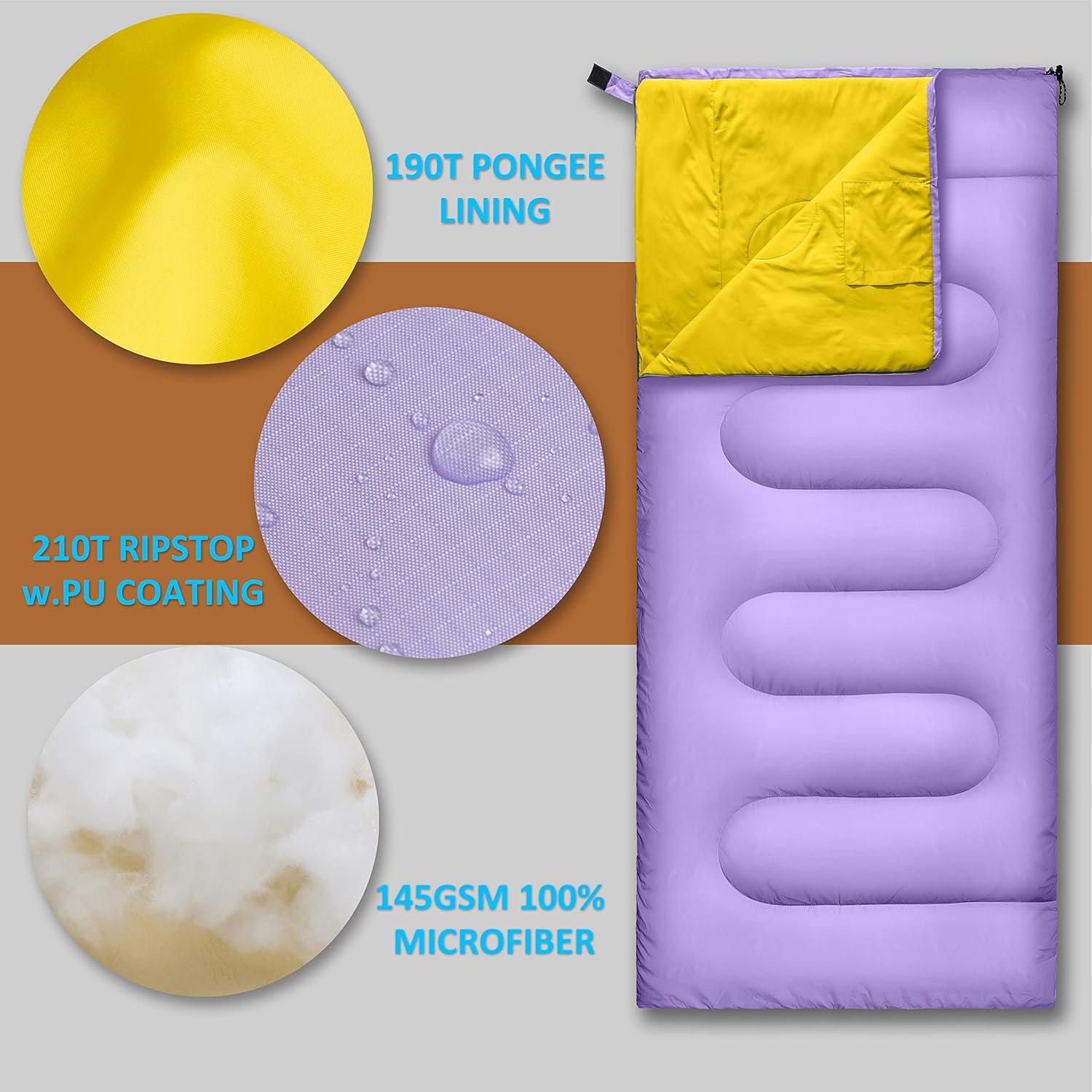 Saco de dormir ultraligero Rioyalo RA-SSB 3 estaciones 190x84 cm