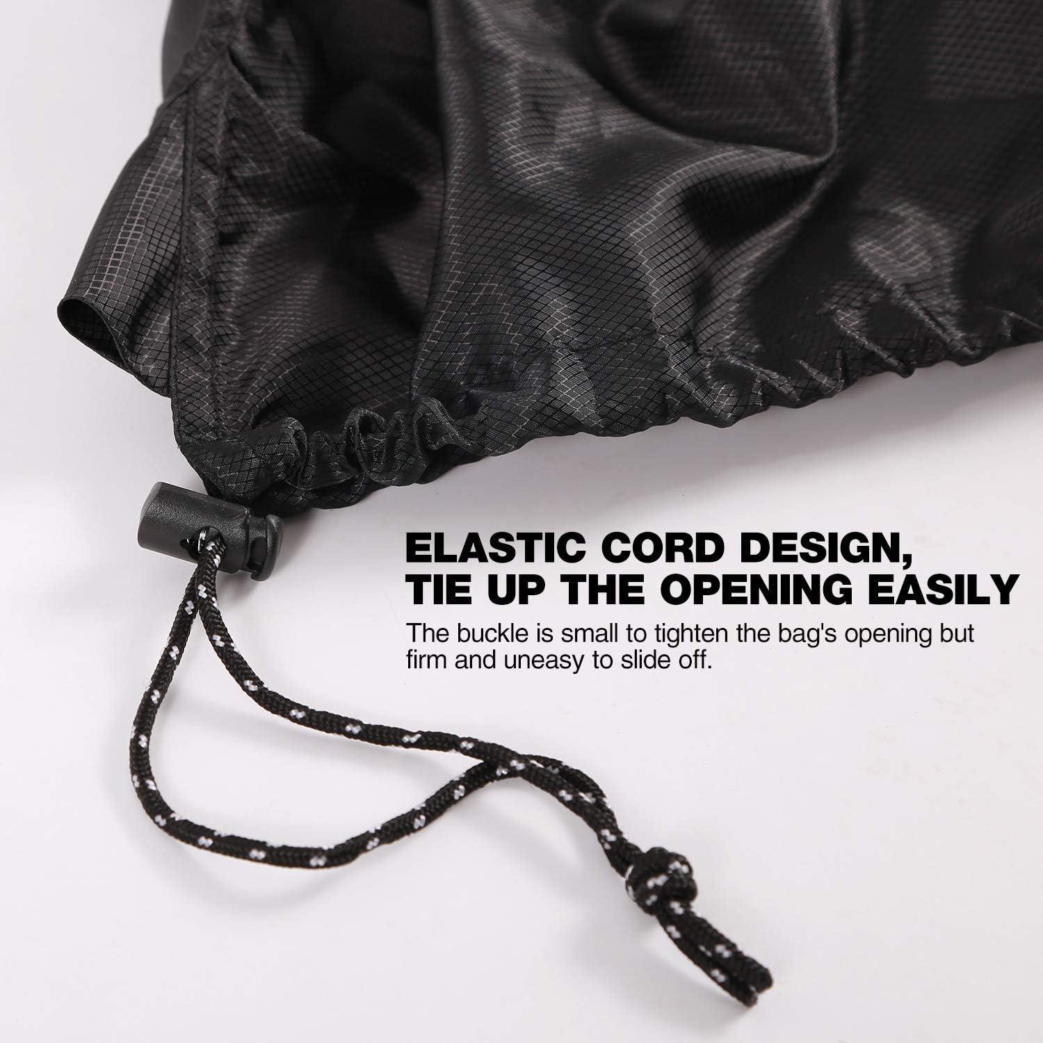 Saco de Dormir REDCAMP XXL Negro 63L para Camping y Mochileo