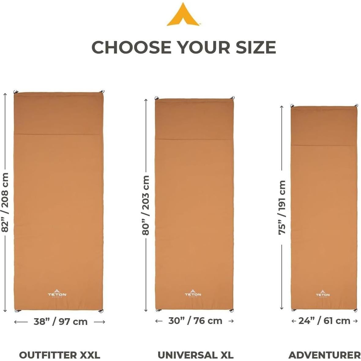 Colchón de Camping TETON Sports Aventurero 75x61x5 cm Marrón