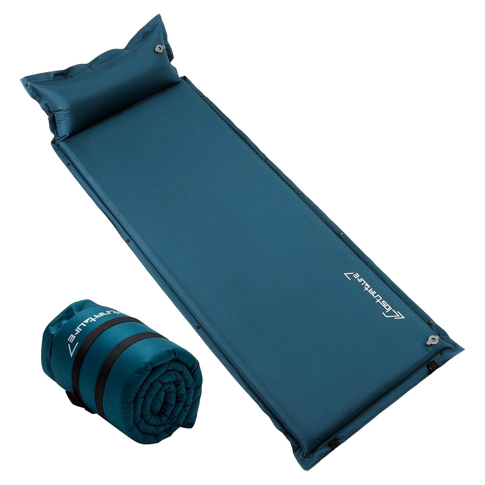 Almohadilla Autoinflable Clostnature 1.5" Azul para Camping