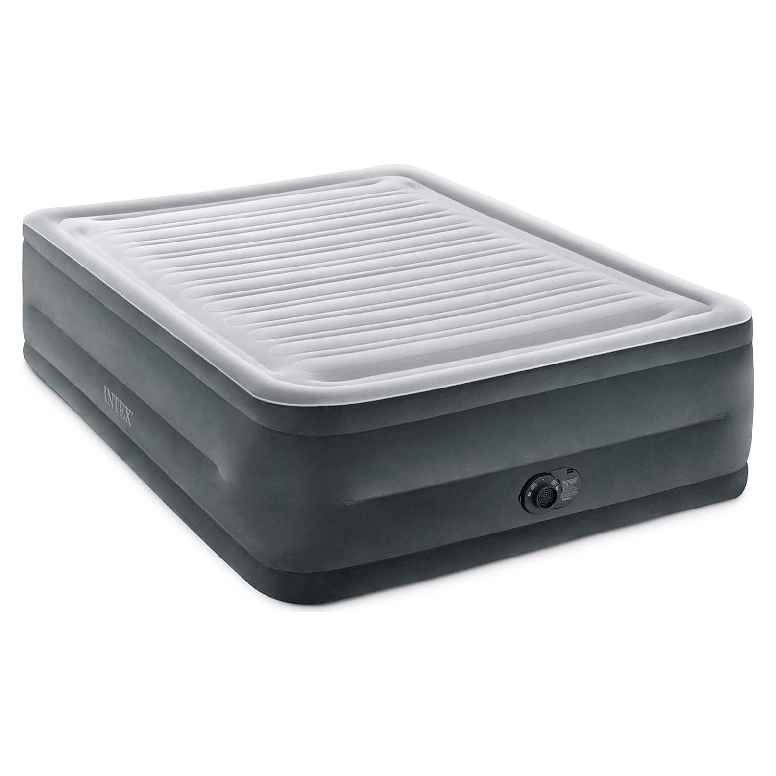 Colchón Inflable Intex Dura-Beam Reina 22" con Bomba 272kg