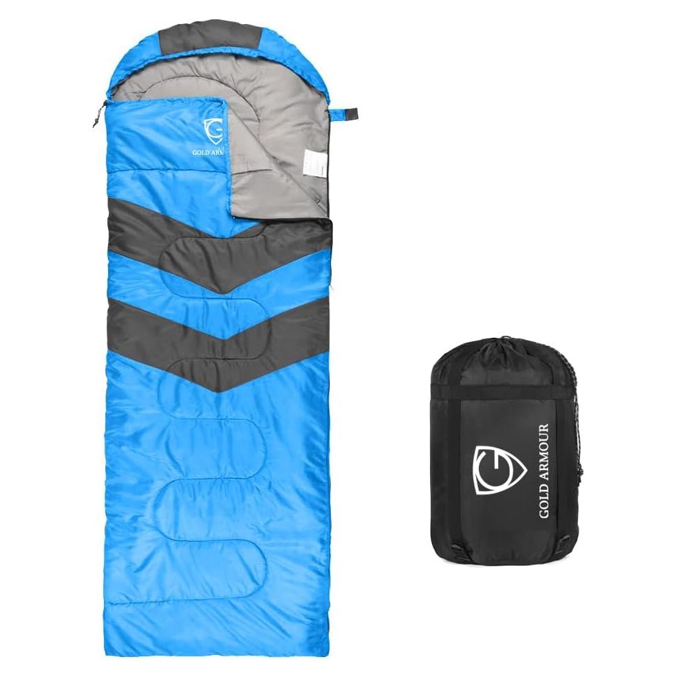 Saco de Dormir Gold Armour para Adultos y Niños 3 Temporadas
