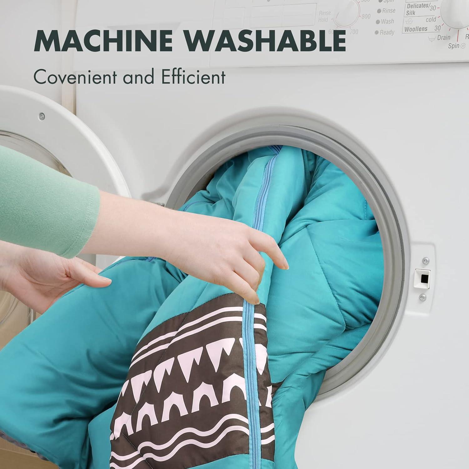 Saco de Dormir VILLEY Ligero 3 Temporadas 190.5x80cm Azul