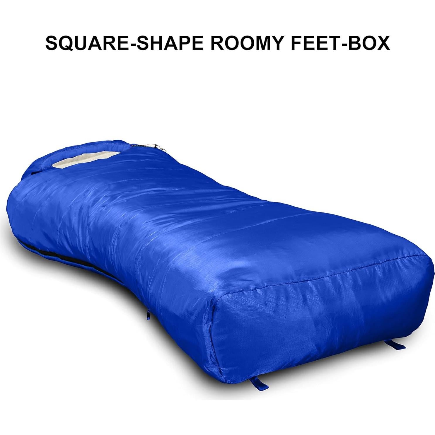 Saco de Dormir Tipo Momia AZITREK 0°C XL Impermeable