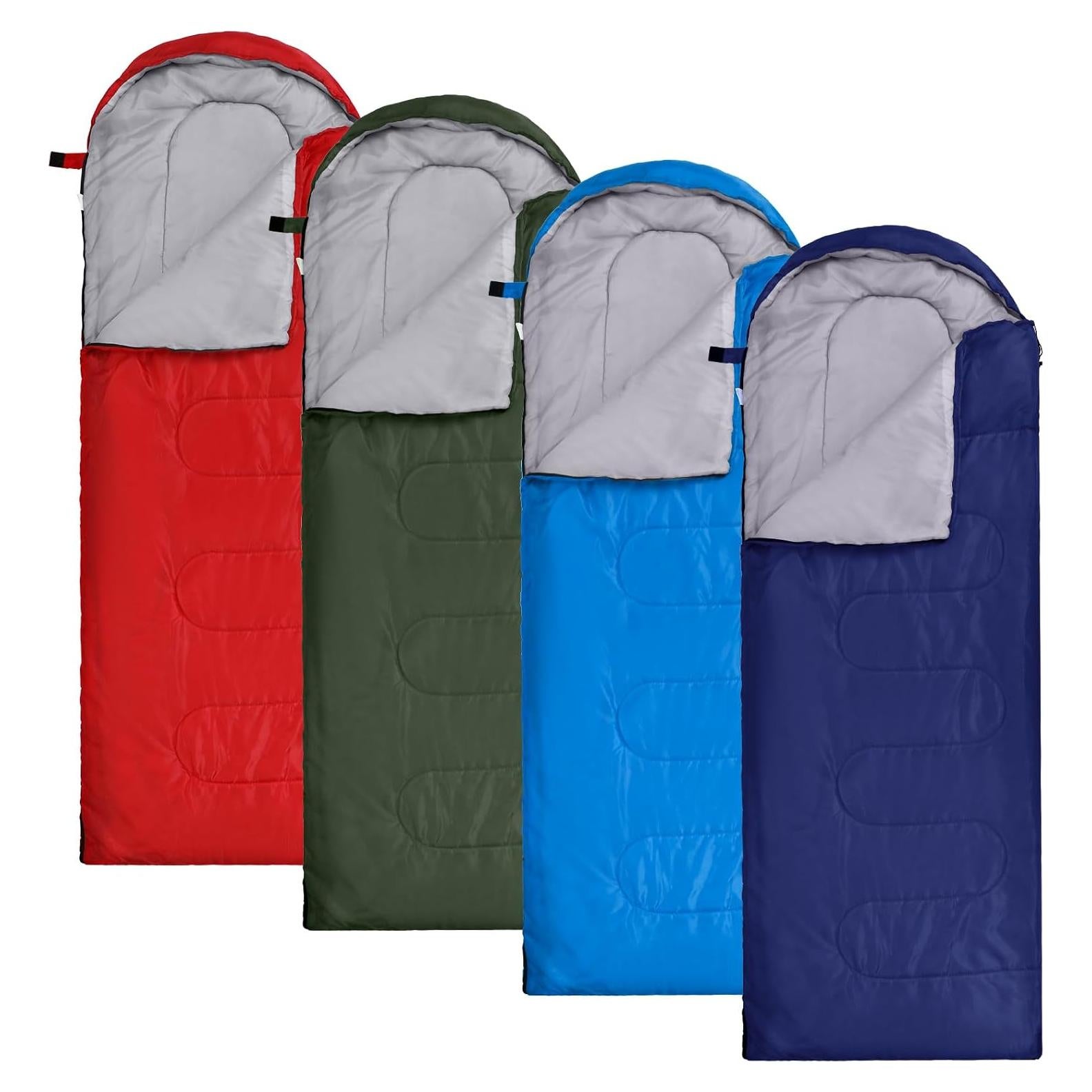 Sacos de Dormir Macarrie 4 Pcs 0 Grados Impermeables
