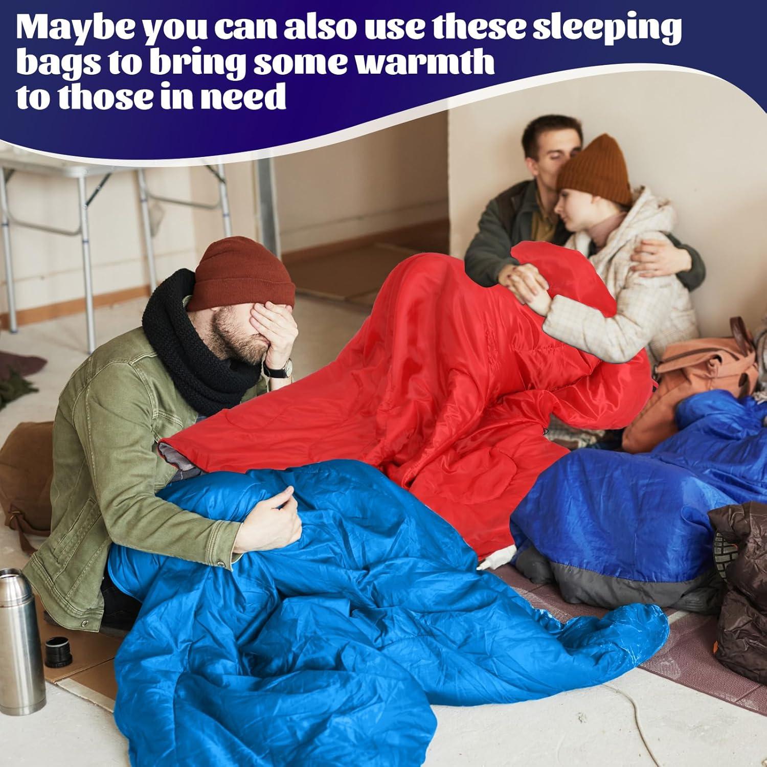 Sacos de Dormir Macarrie 4 Pcs 0 Grados Impermeables