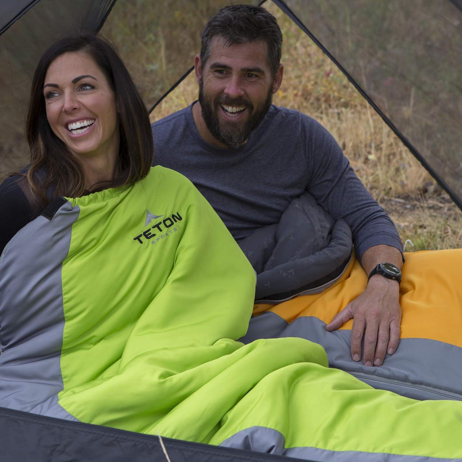 Saco de dormir TETON Sports ultraligero 5°C doble ancho