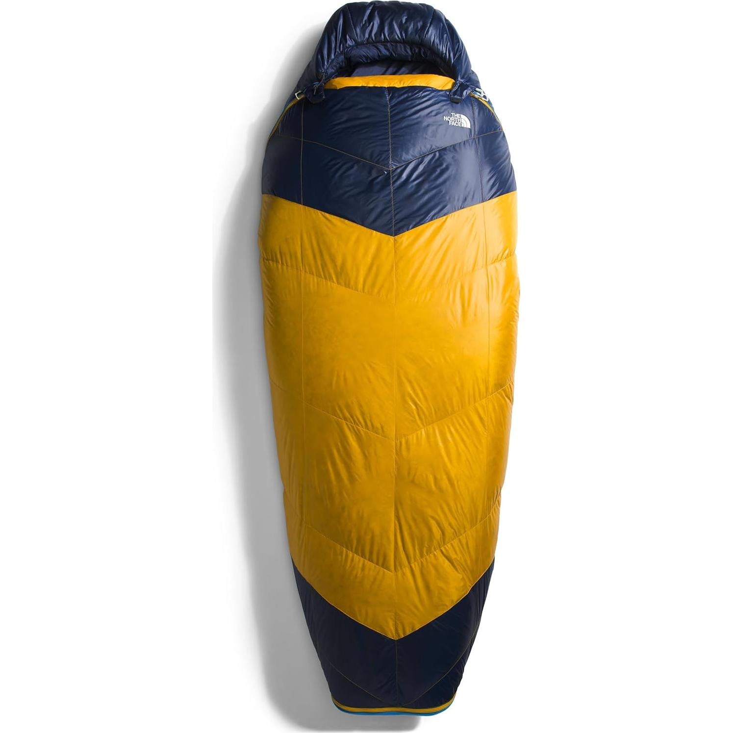 Saco de Dormir El Norte Face One, Momia, Azul y Amarillo, Regular