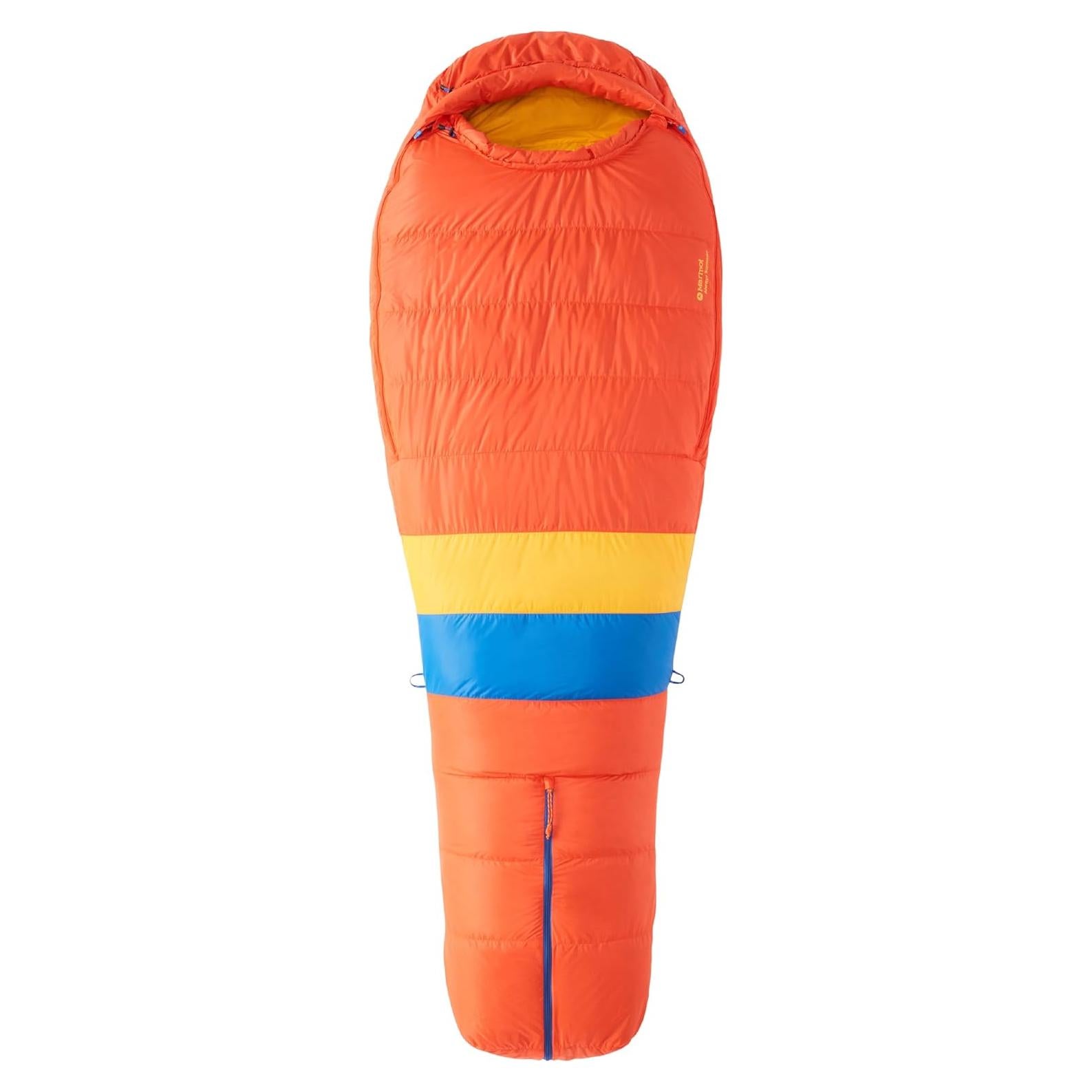Saco de Sueño Marmot Siempre Verano 650 Pluma Camping 198x81cm