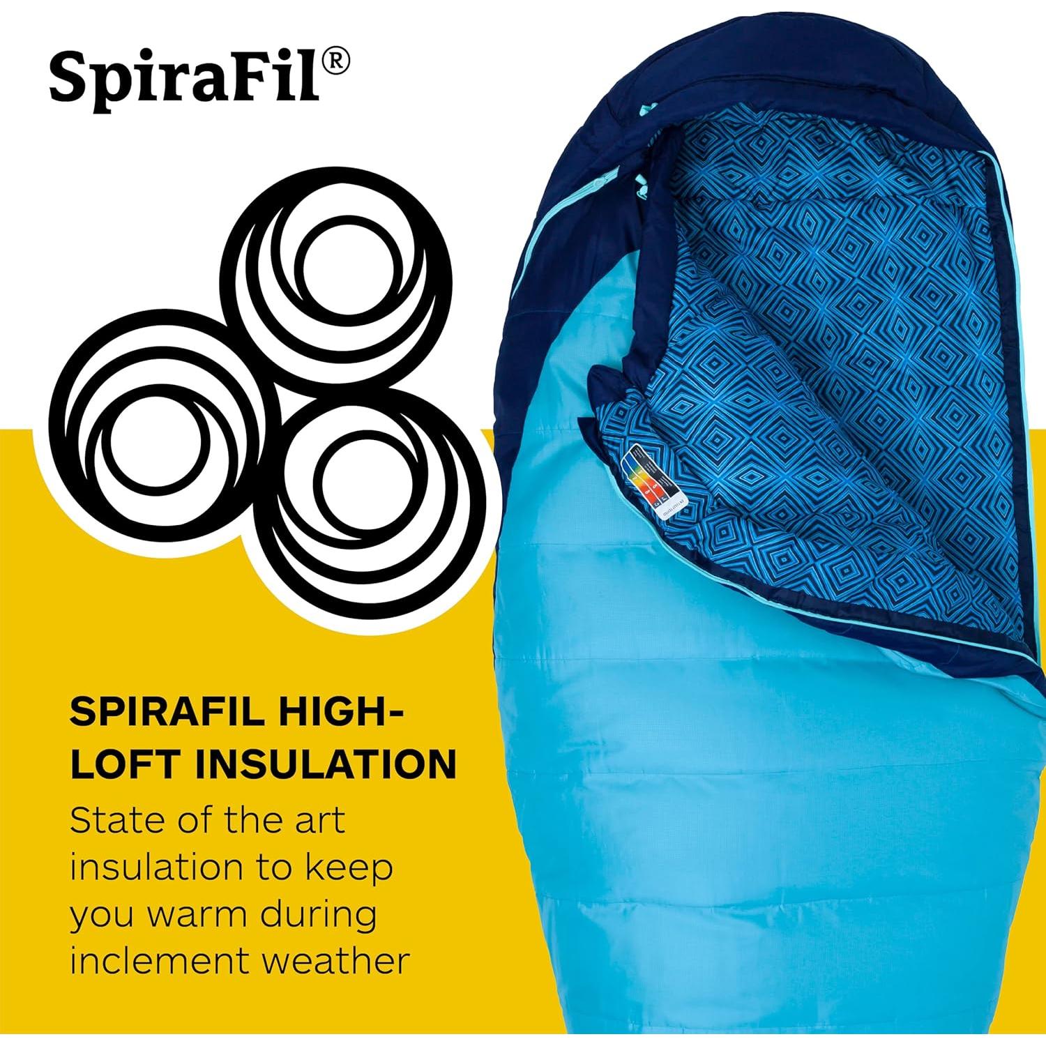 Saco de dormir Marmot Trestles 15° para mujeres - Aislado y resistente al agua