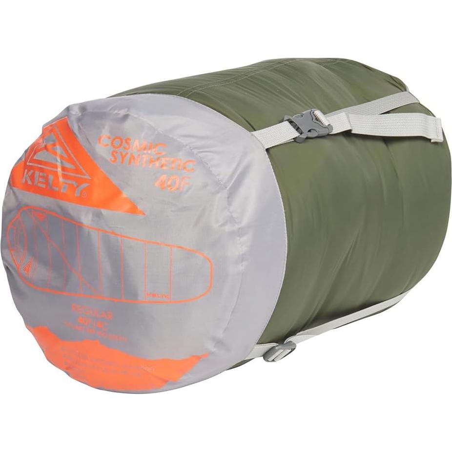 Saco de Dormir Sintético Kelty Cosmic 40° Verde 198 cm