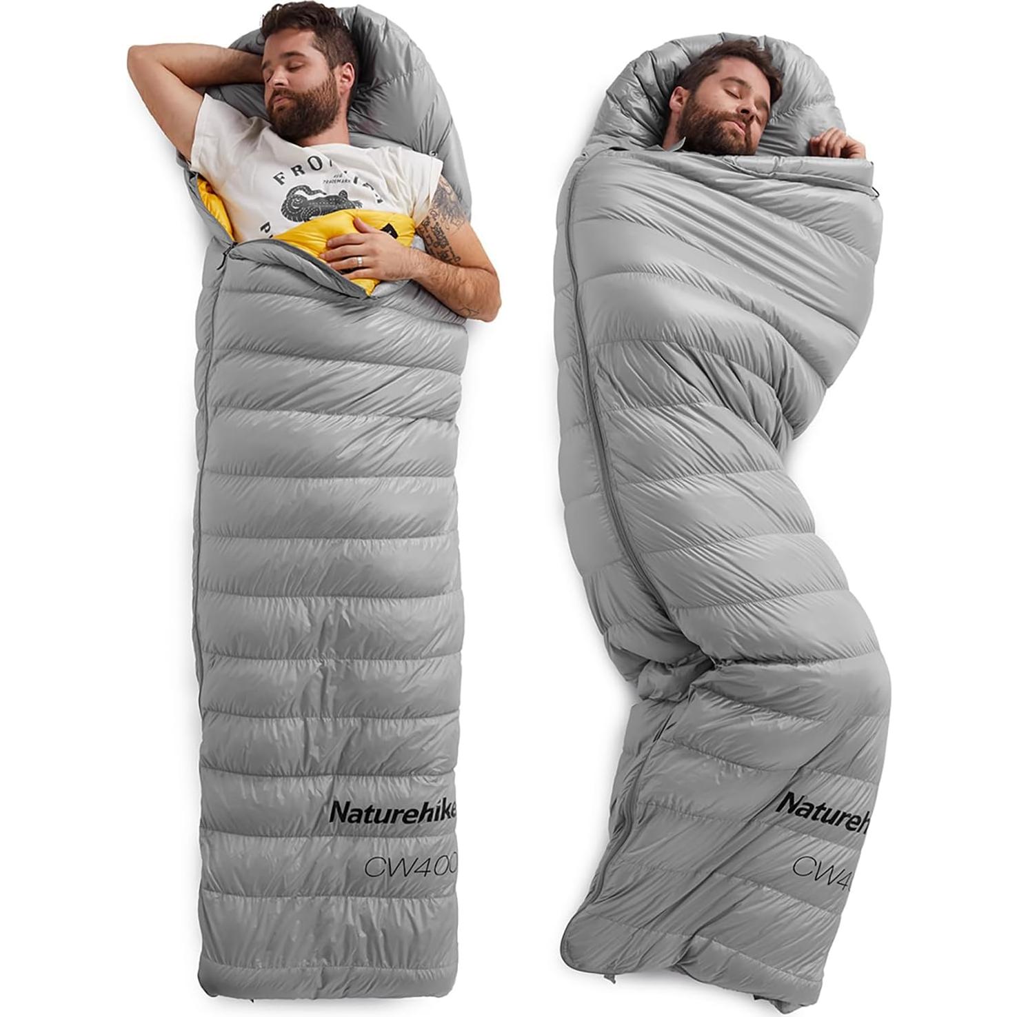 Saco de Dormir Ultraligero Naturehike CW400-1 para Clima Frío