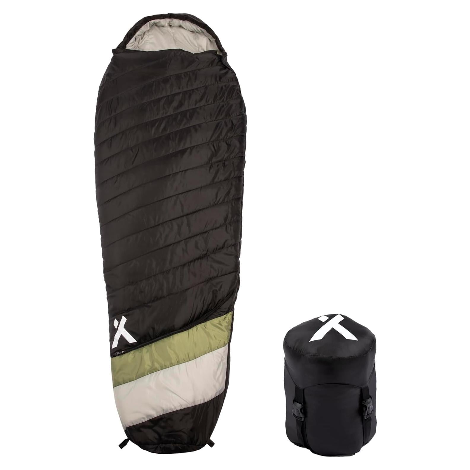 Saco de Dormir Bear Grylls 15°C 3 Estaciones Negro Grande