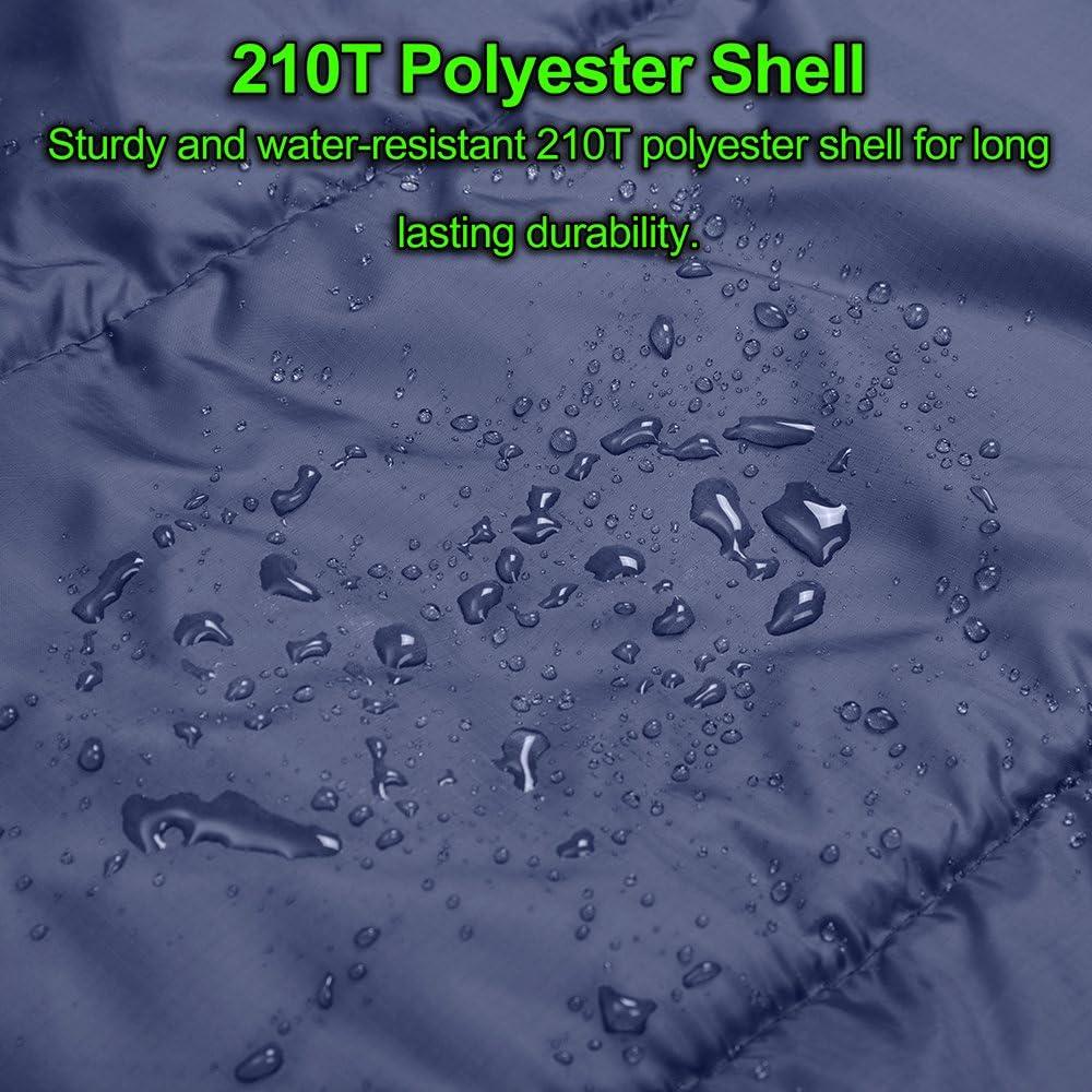 Saco de dormir doble AGEMORE algodón franela impermeable 2 personas