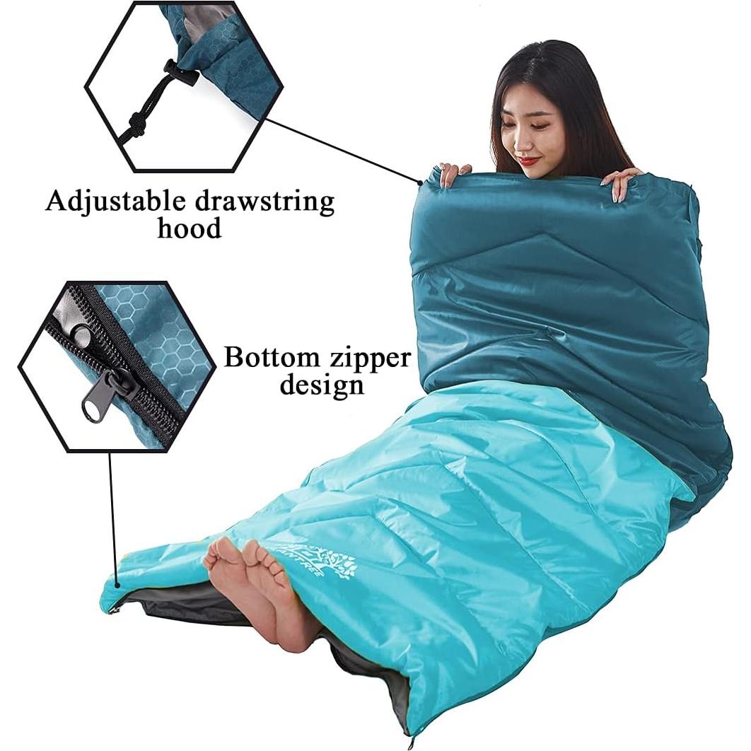 Saco de dormir Flantree 4 estaciones ligero impermeable 1.6kg