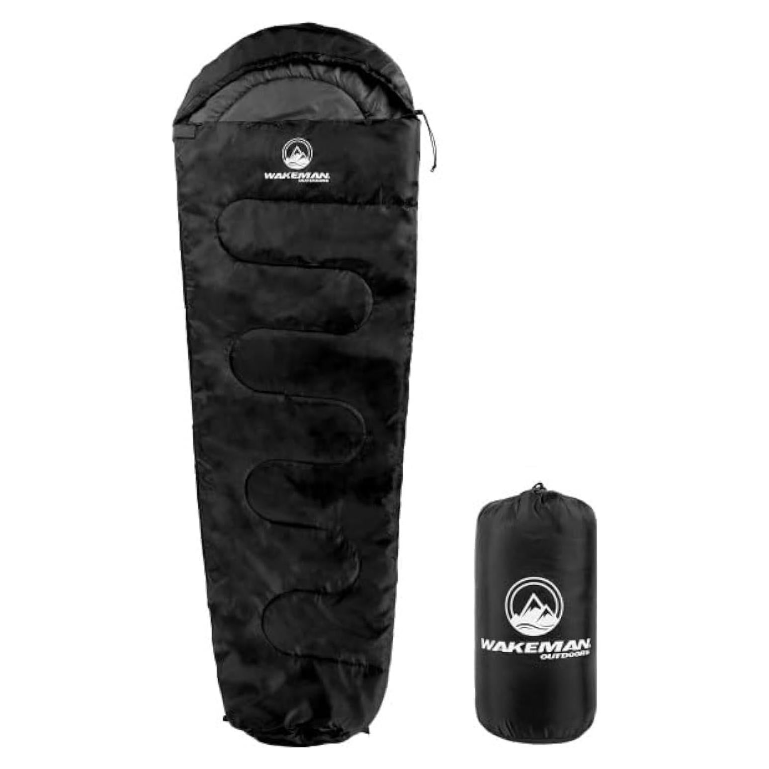 Saco de Dormir Momia Wakeman para Adultos - Impermeable - 25°F