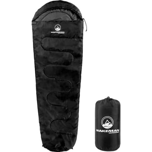 Saco de Dormir Momia Wakeman para Adultos - Impermeable - 25°F