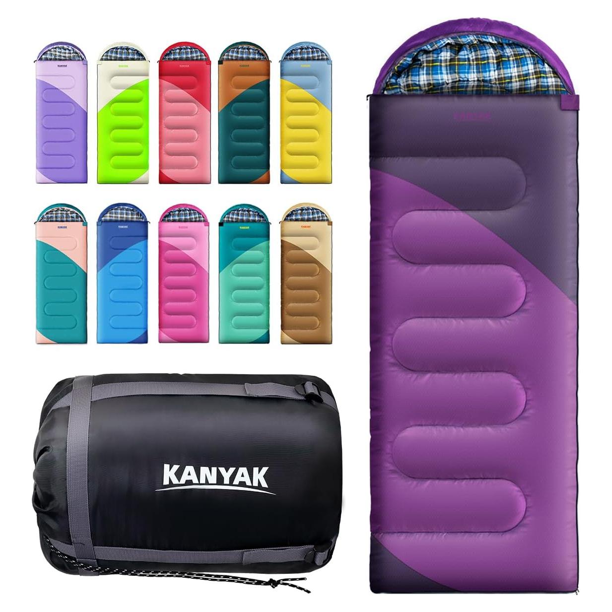 Saco de Dormir Kanyak SB Individual 0°C para Camping
