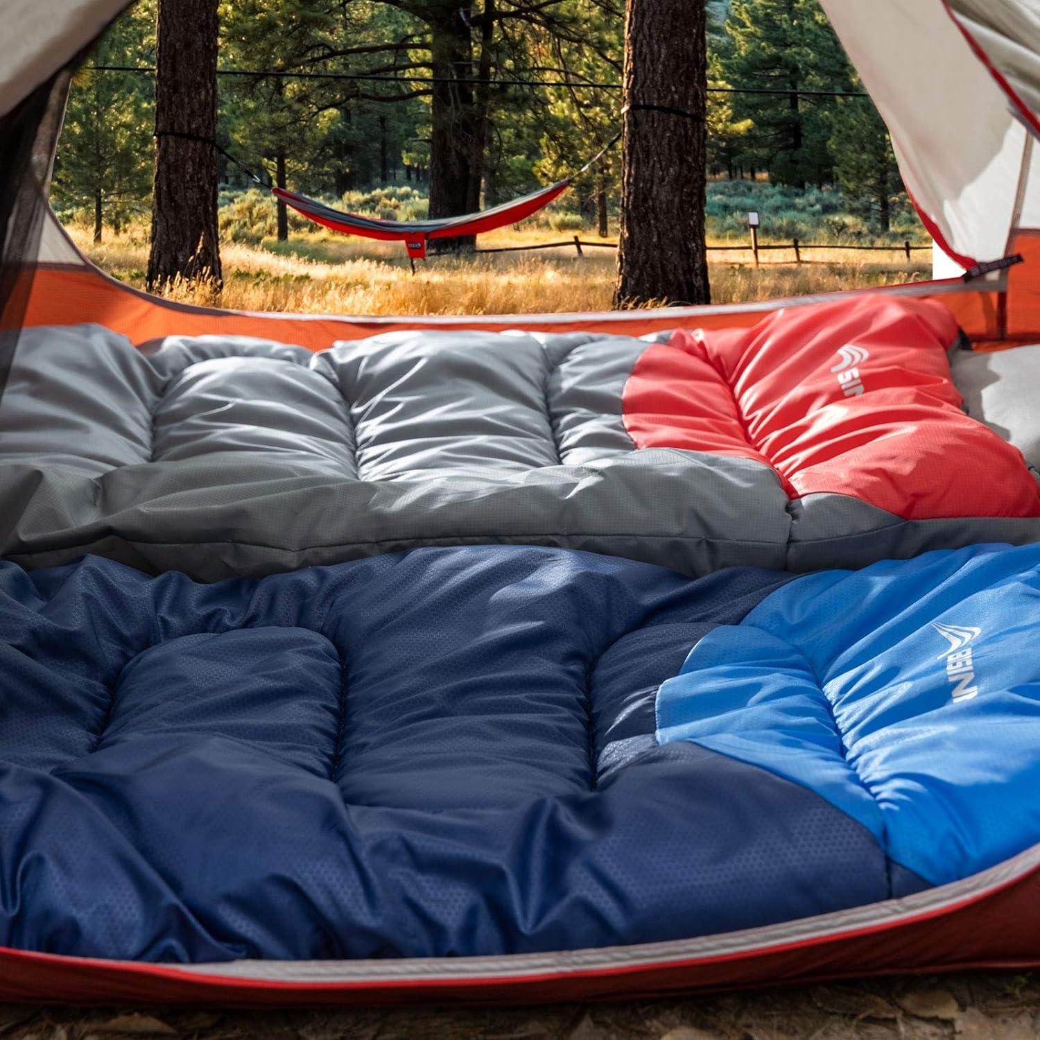 Saco de dormir BISINNA 220x80 cm impermeable y cálido