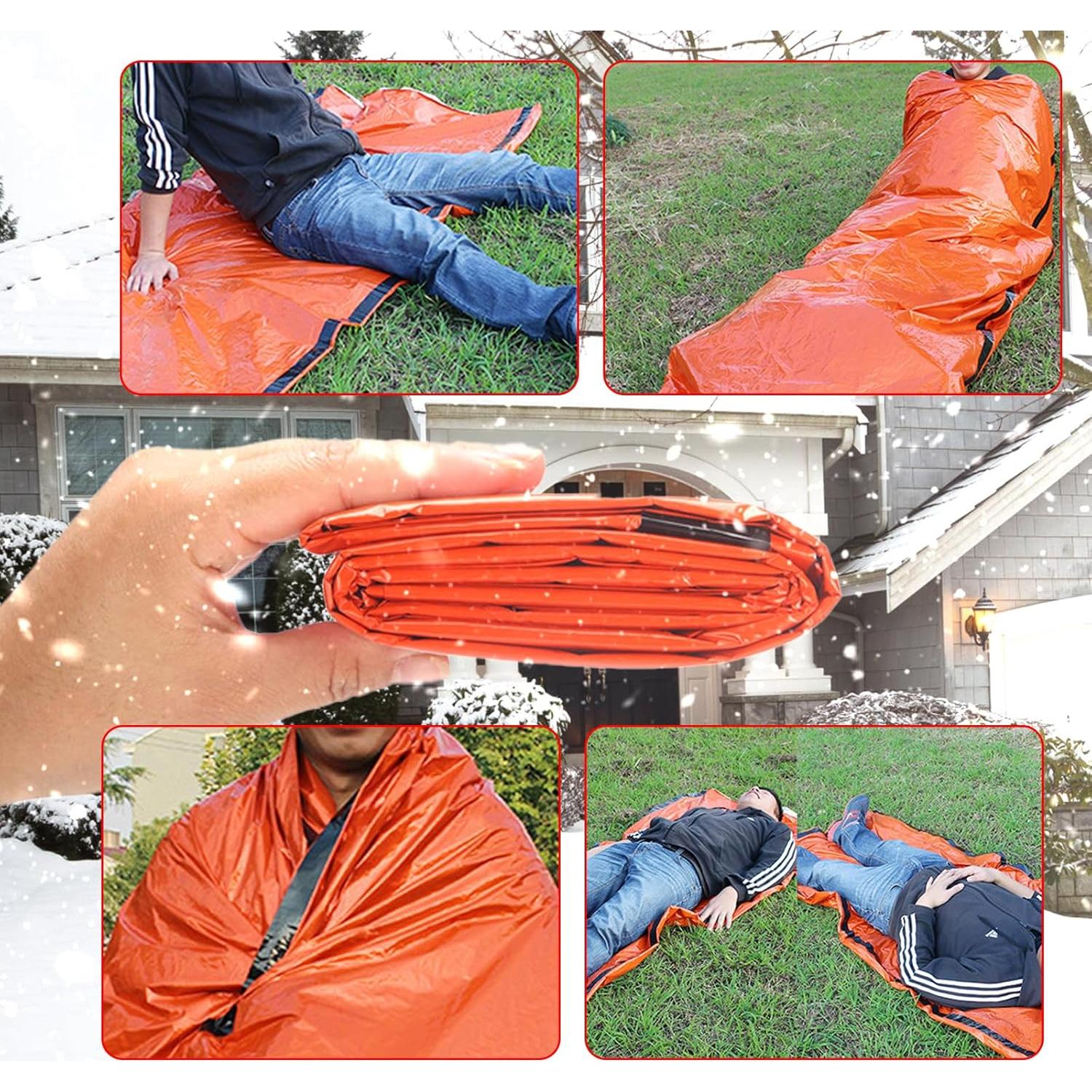 Bolsa de Dormir de Emergencia LYYCLFQ 213x91 cm Impermeable