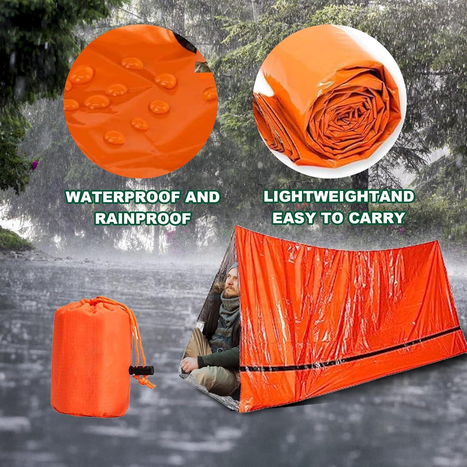 Bolsa de Dormir de Emergencia LYYCLFQ 213x91 cm Impermeable