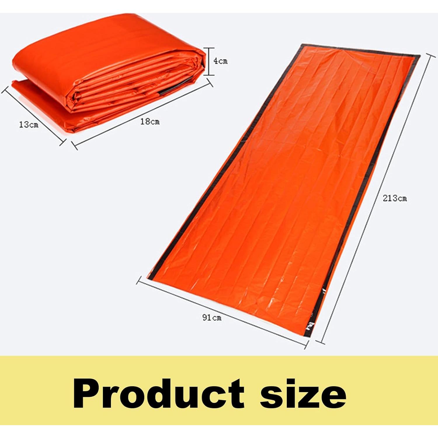 Bolsa de Dormir de Emergencia LYYCLFQ 213x91 cm Impermeable