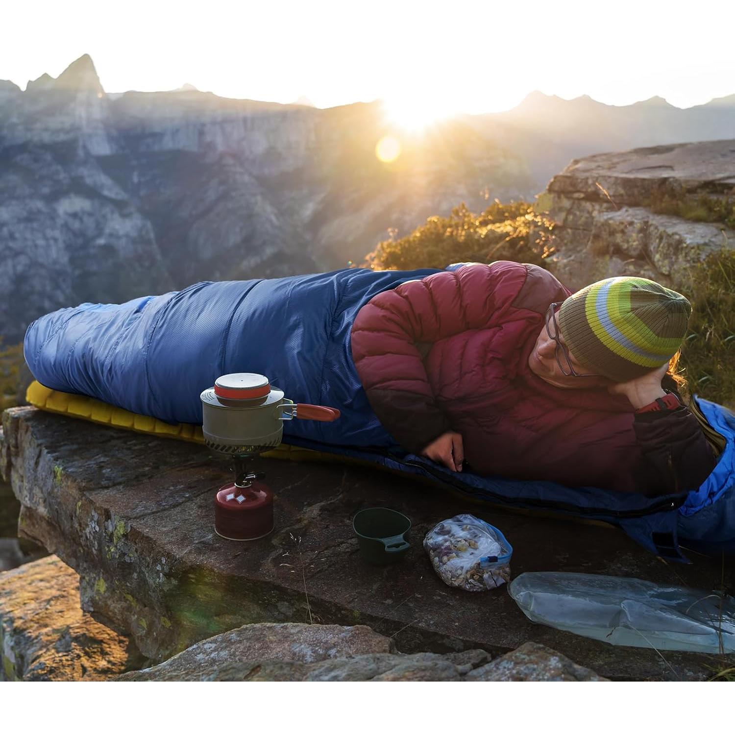 Saco de Dormir TXZ Outdoor Impermeable 229.9x80 cm Clima Frío