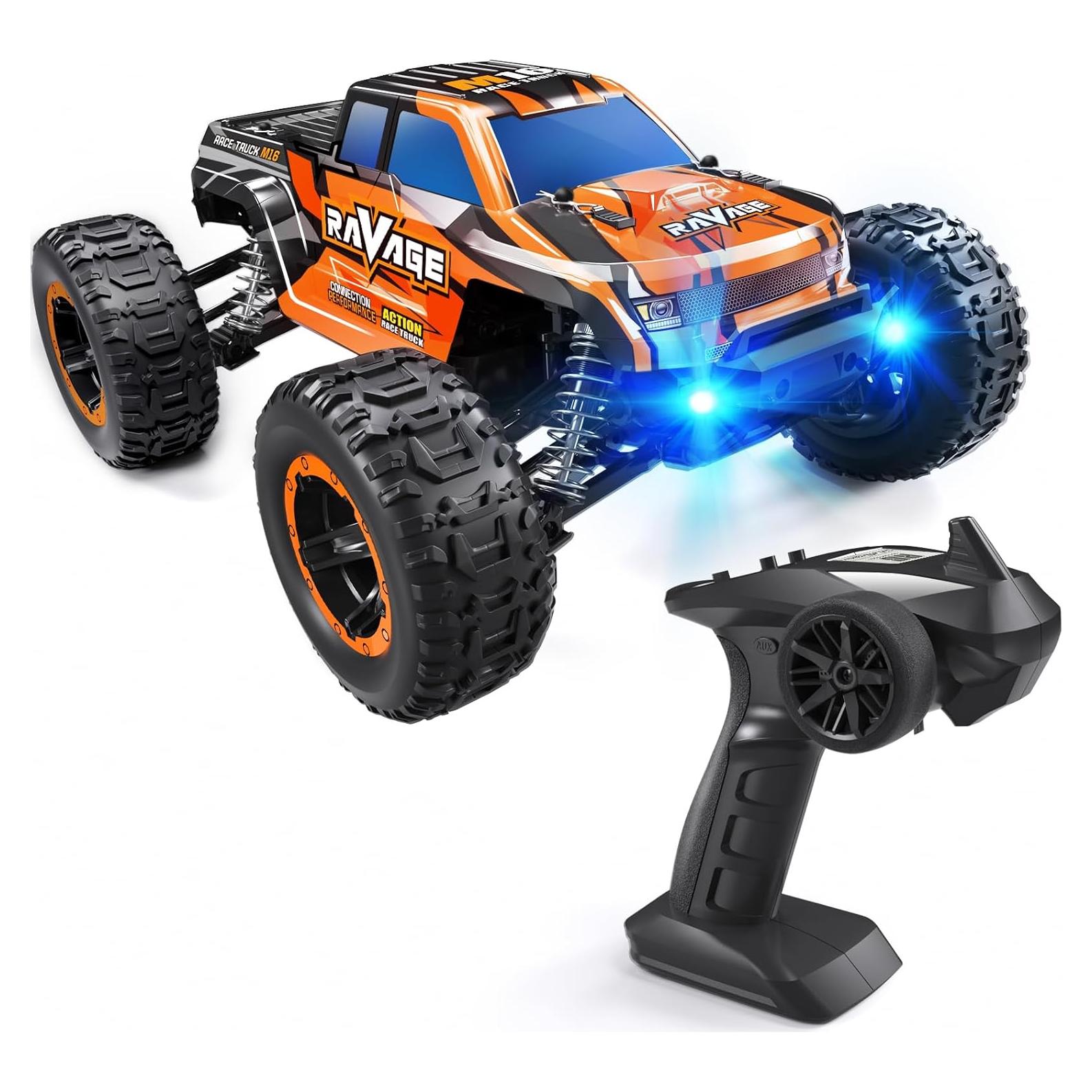 Coche RC Loolinn 1:16 Todo Terreno Velocidad Ajustable 30,58 km/h