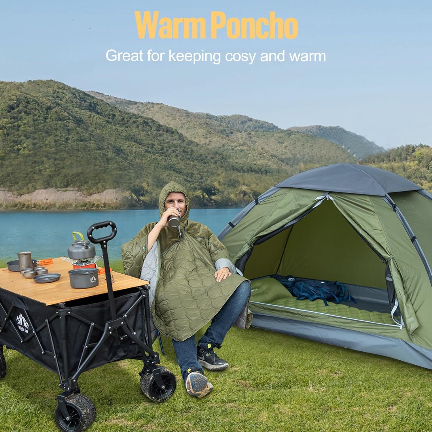 Saco de dormir Night Cat 4 en 1 - Poncho y colcha 75x54 cm