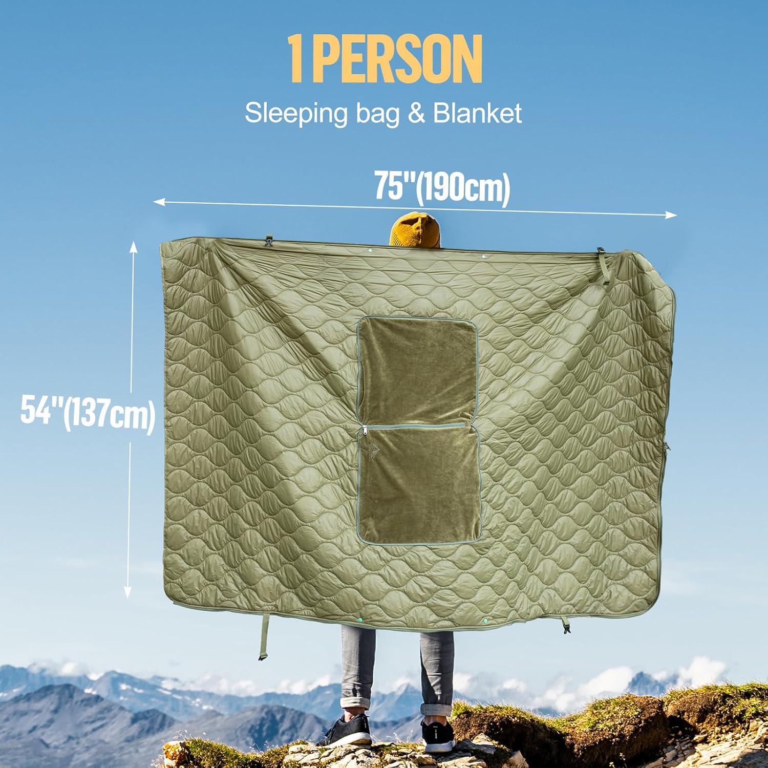 Saco de dormir Night Cat 4 en 1 - Poncho y colcha 75x54 cm