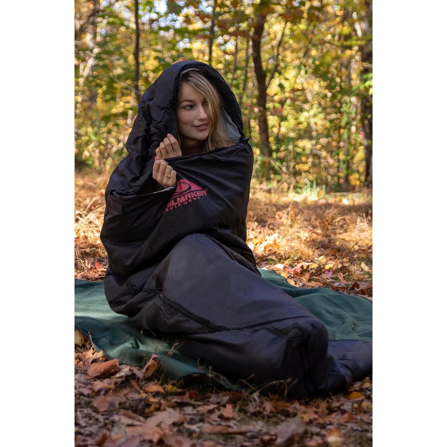 Saco de Dormir Impermeable Trail Maker 7511s 1 Persona Negro