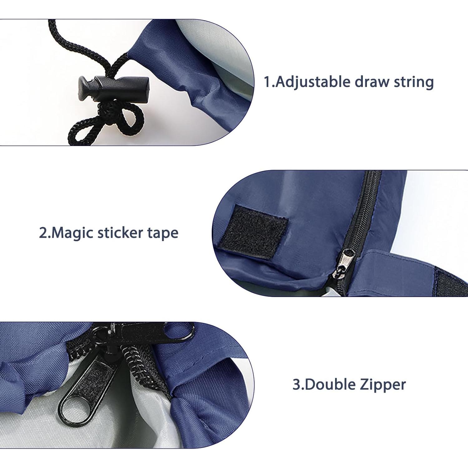 Saco de dormir Petgin 3 estaciones ligero impermeable 210x75cm