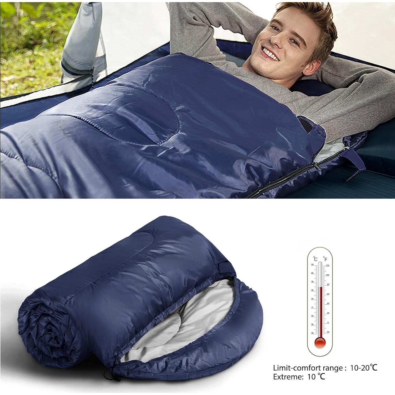 Saco de dormir Petgin 3 estaciones ligero impermeable 210x75cm