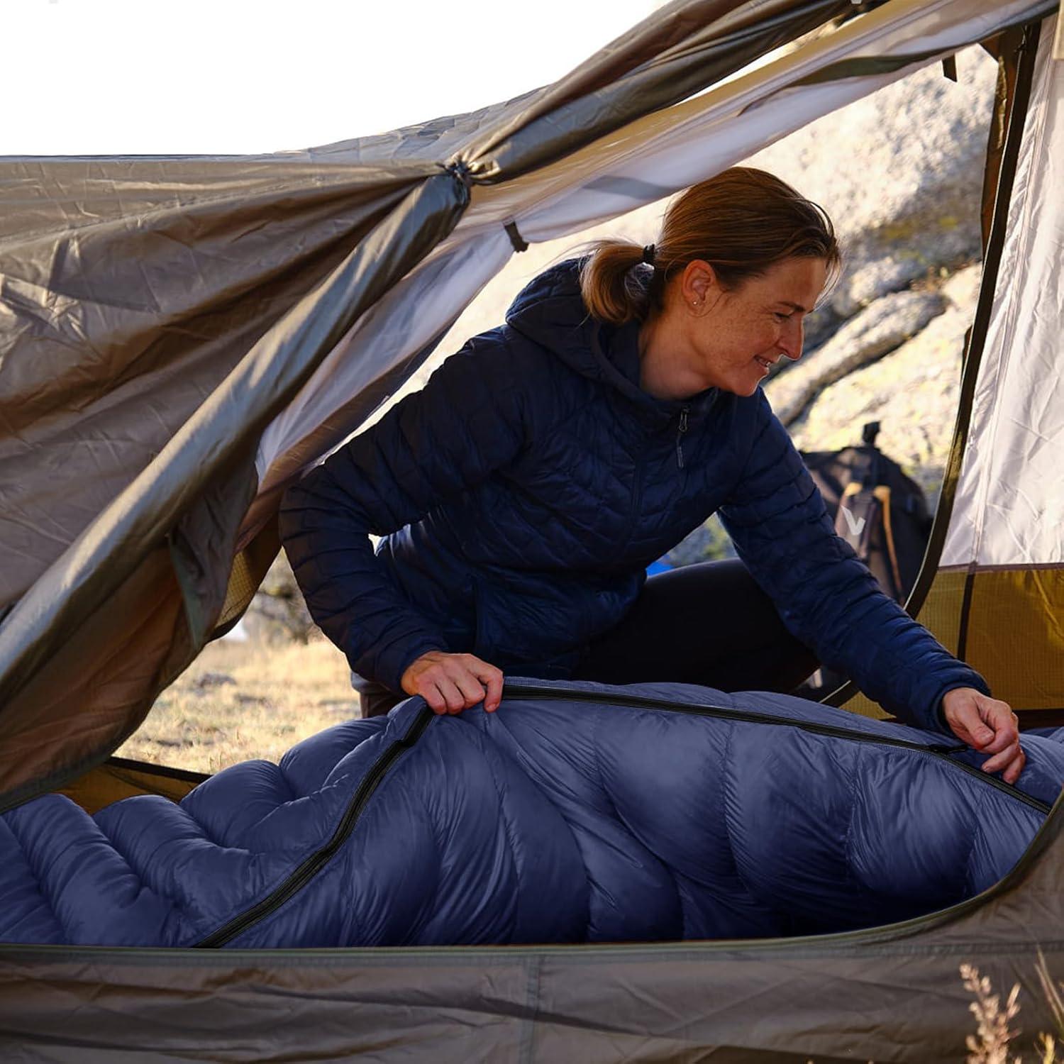 Saco de dormir Petgin 3 estaciones ligero impermeable 210x75cm