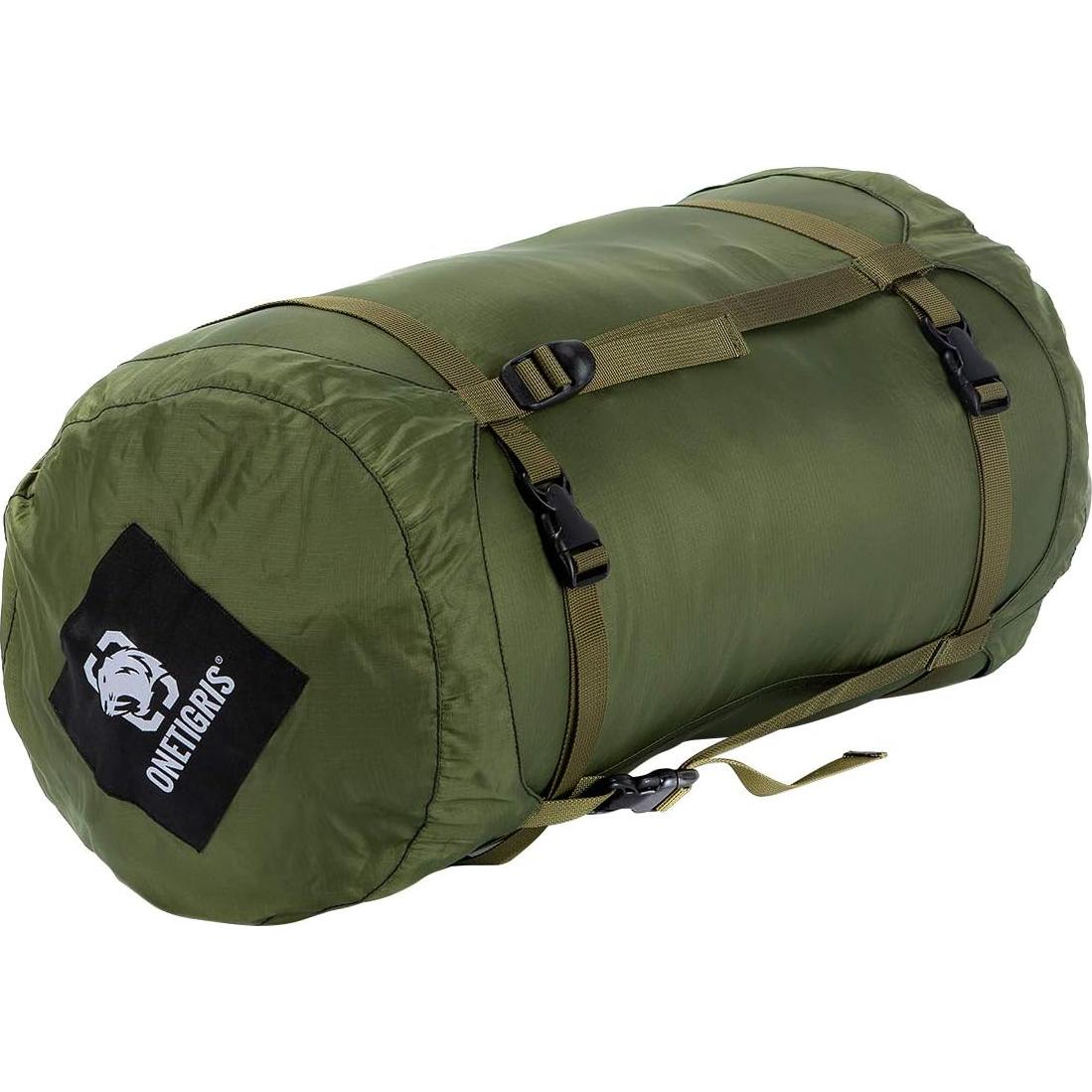 Saco de Dormir OneTigris 25L Compresible Verde OD