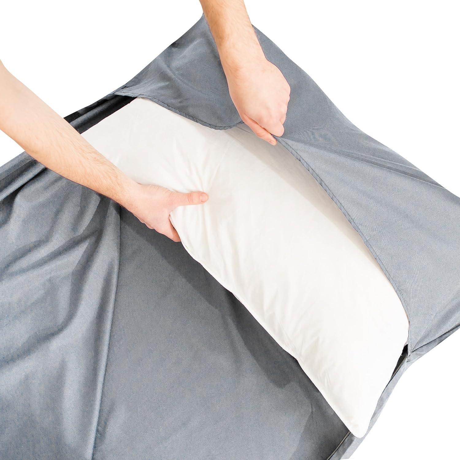 Saco de Dormir Forro 2-en-1 Miqio XL Algodón Azul