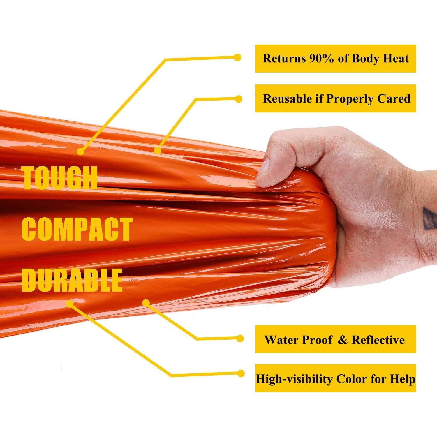 Saco de dormir de emergencia Mezonn Bivy 204x94 cm ligero