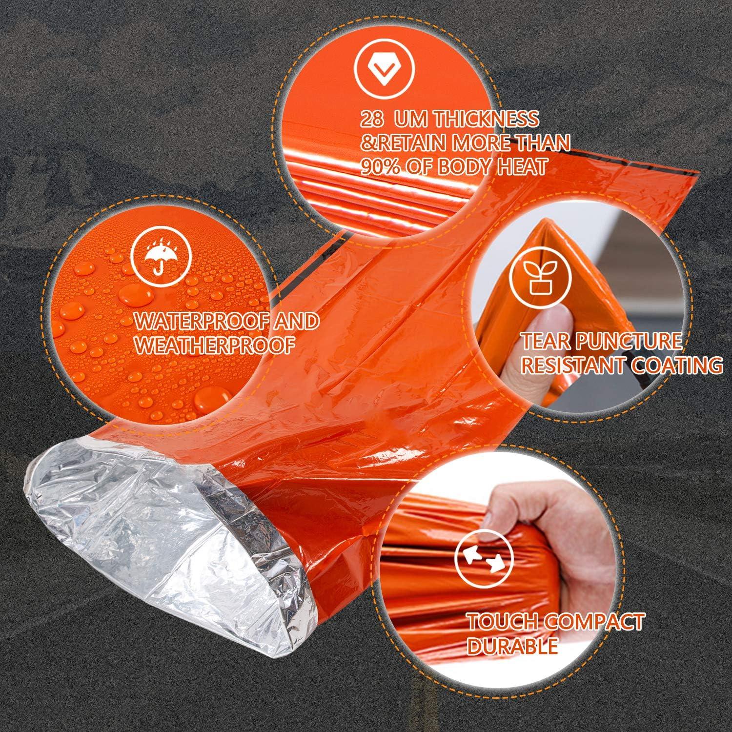 Saco de dormir de emergencia Mezonn Bivy 204x94 cm ligero