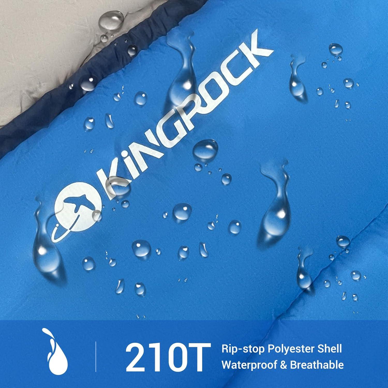Saco de Dormir KINGROCK Impermeable para Climas Fríos 220x83 cm