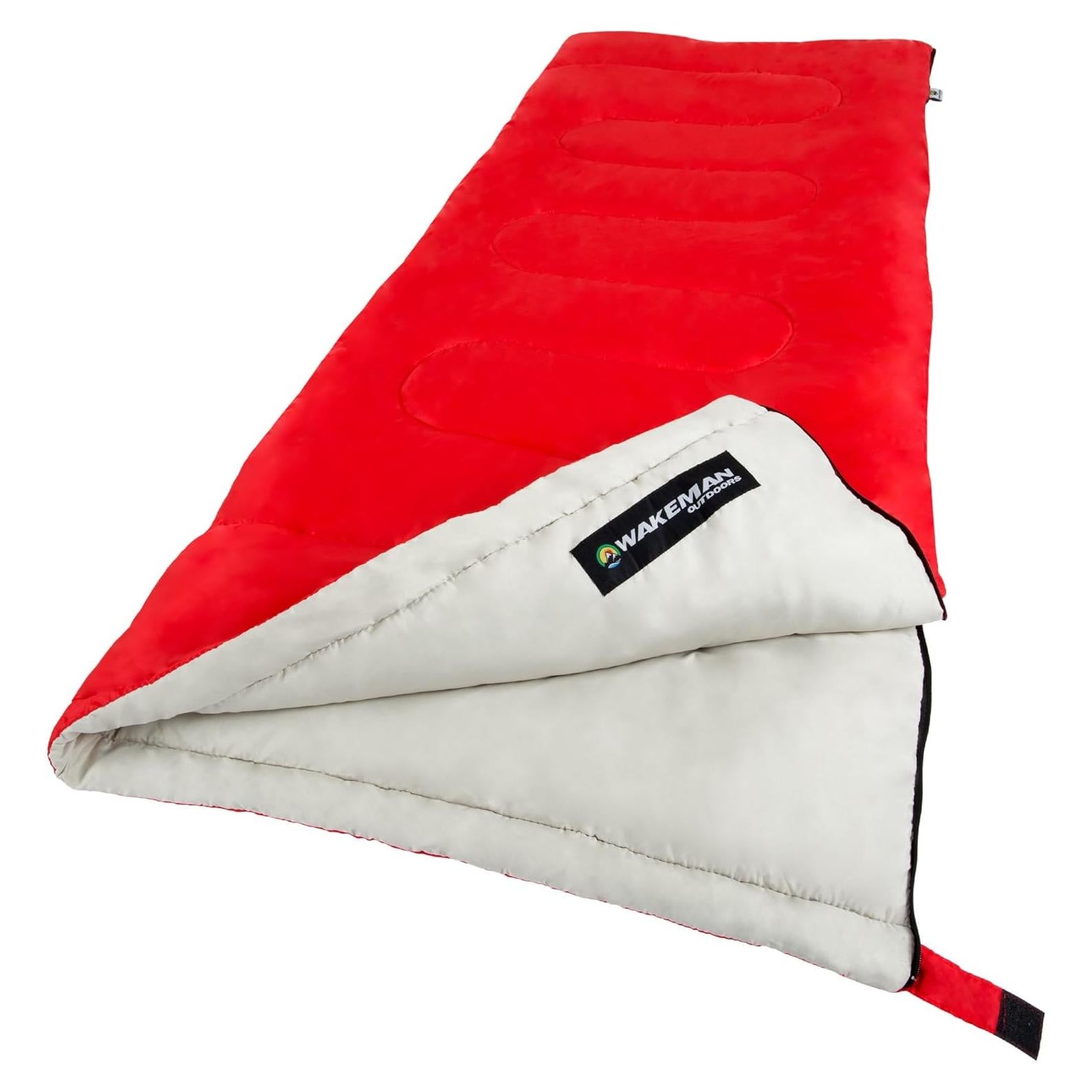 Saco de Dormir Ligero Wakeman 190.5x81.3cm para Camping
