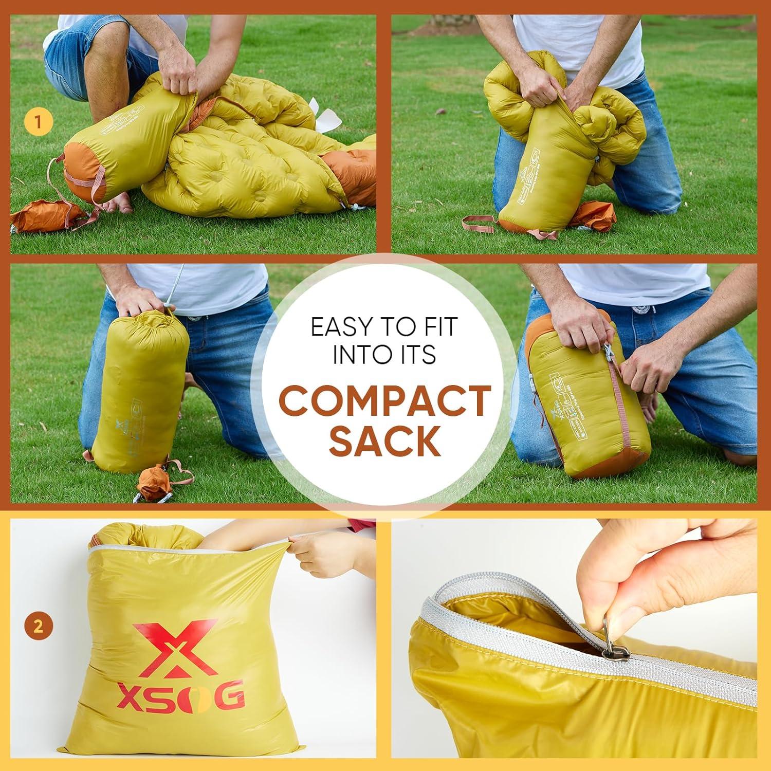 Saco de Dormir Ultraligero XSOG MFH500 0.87kg 0-13°C