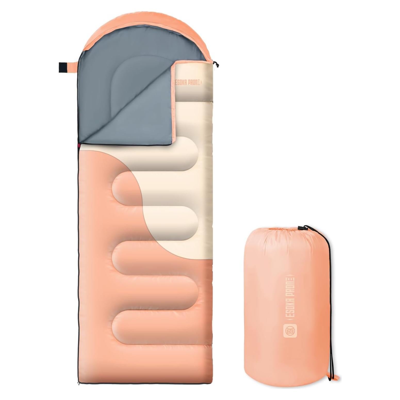 Saco de dormir ligero ESOKA PRON 220x80 cm impermeable