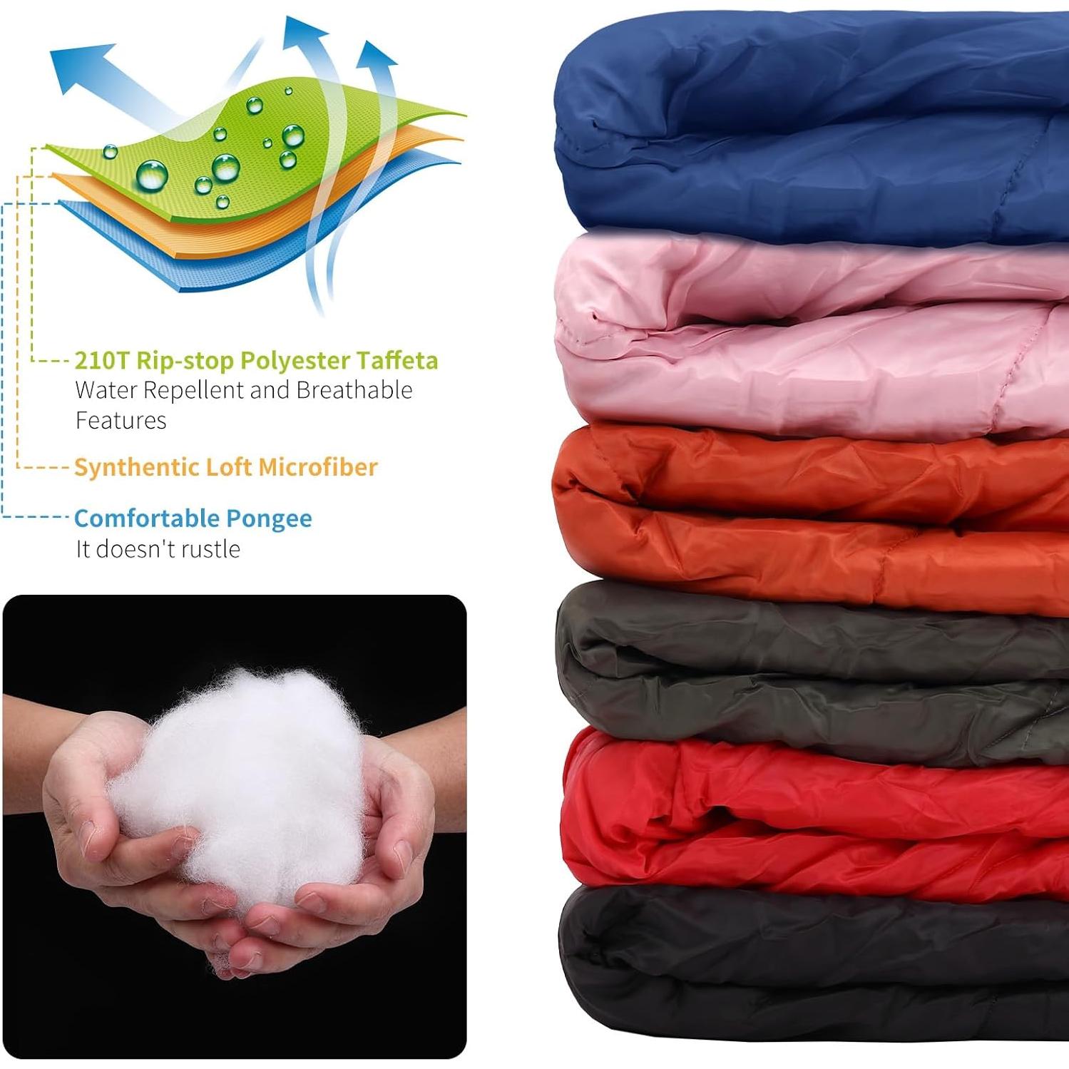 Saco de dormir momia JAICOM 0°C -9.4°C para 1 persona