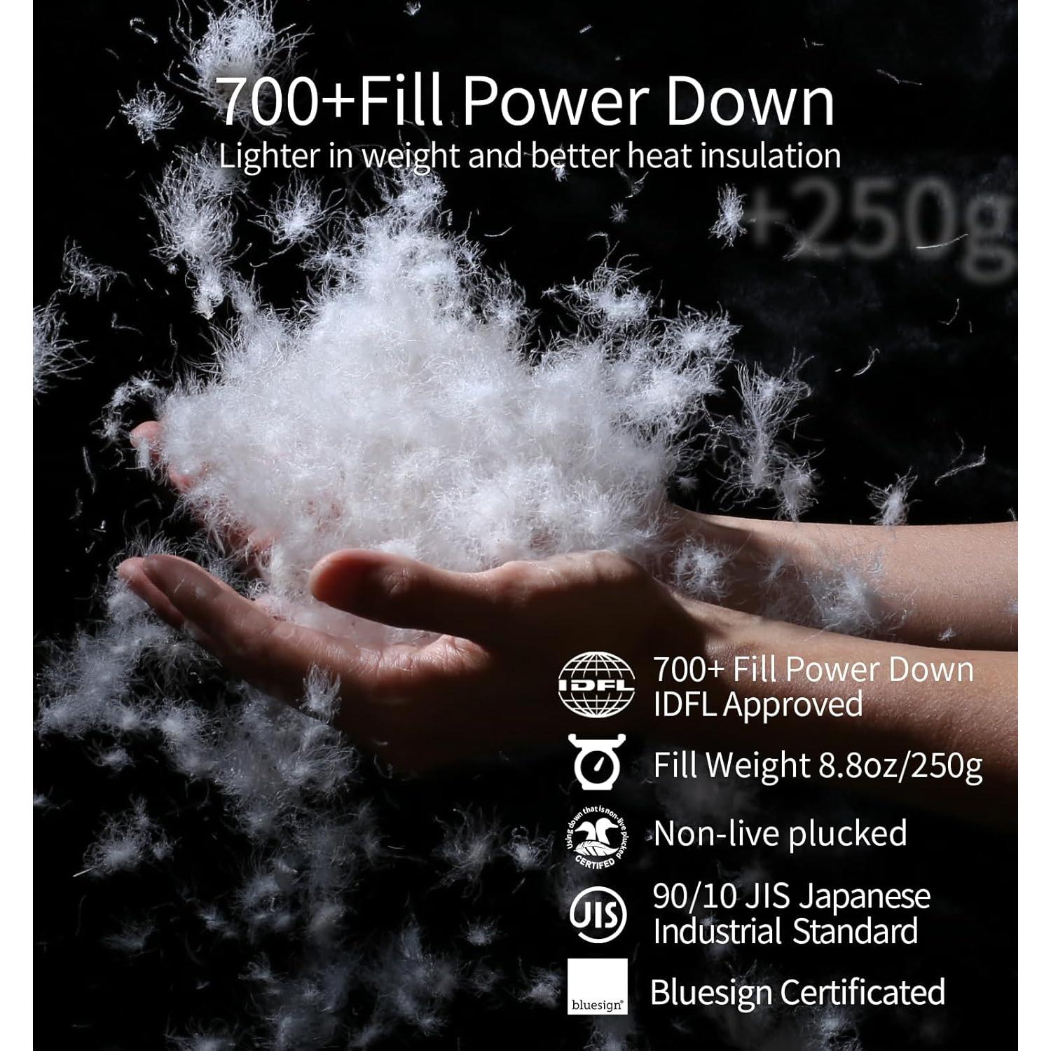 Saco de Dormir Litume C2202 de Plumas 3 Temporadas 500g