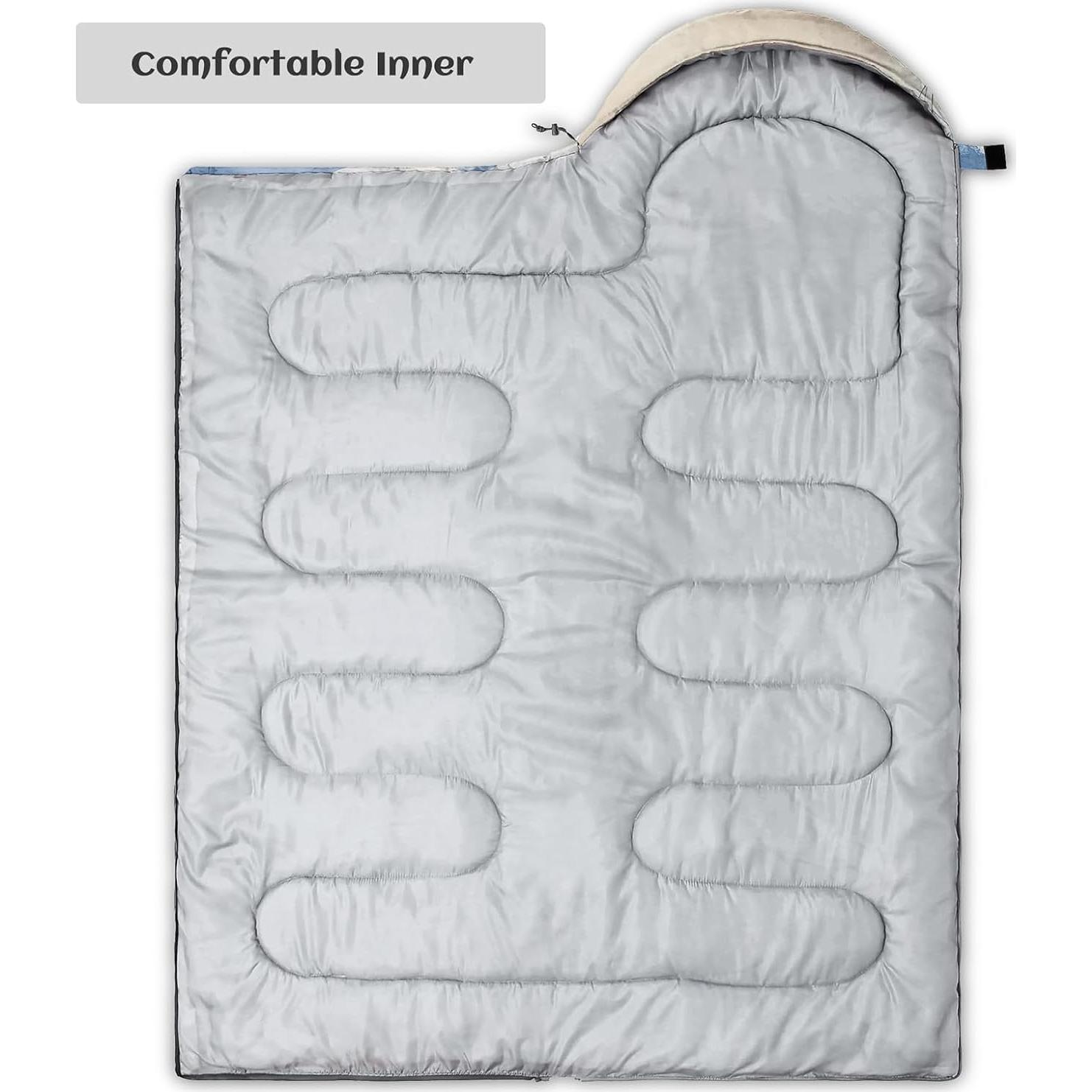 Saco de dormir Nttopship 3 estaciones 230x76 cm impermeable