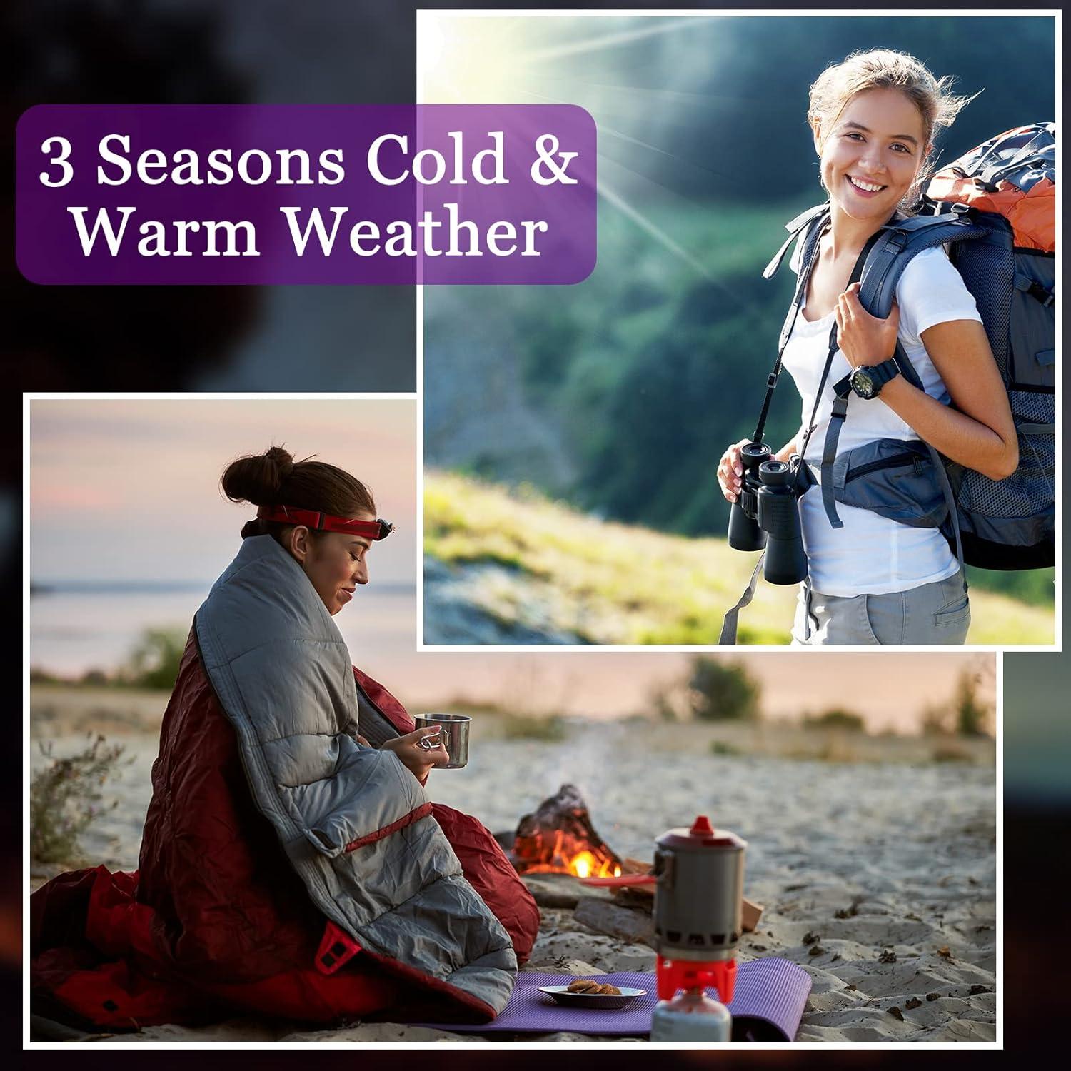 Sacos de Dormir Macarrie 6 Piezas Impermeables 4 Estaciones