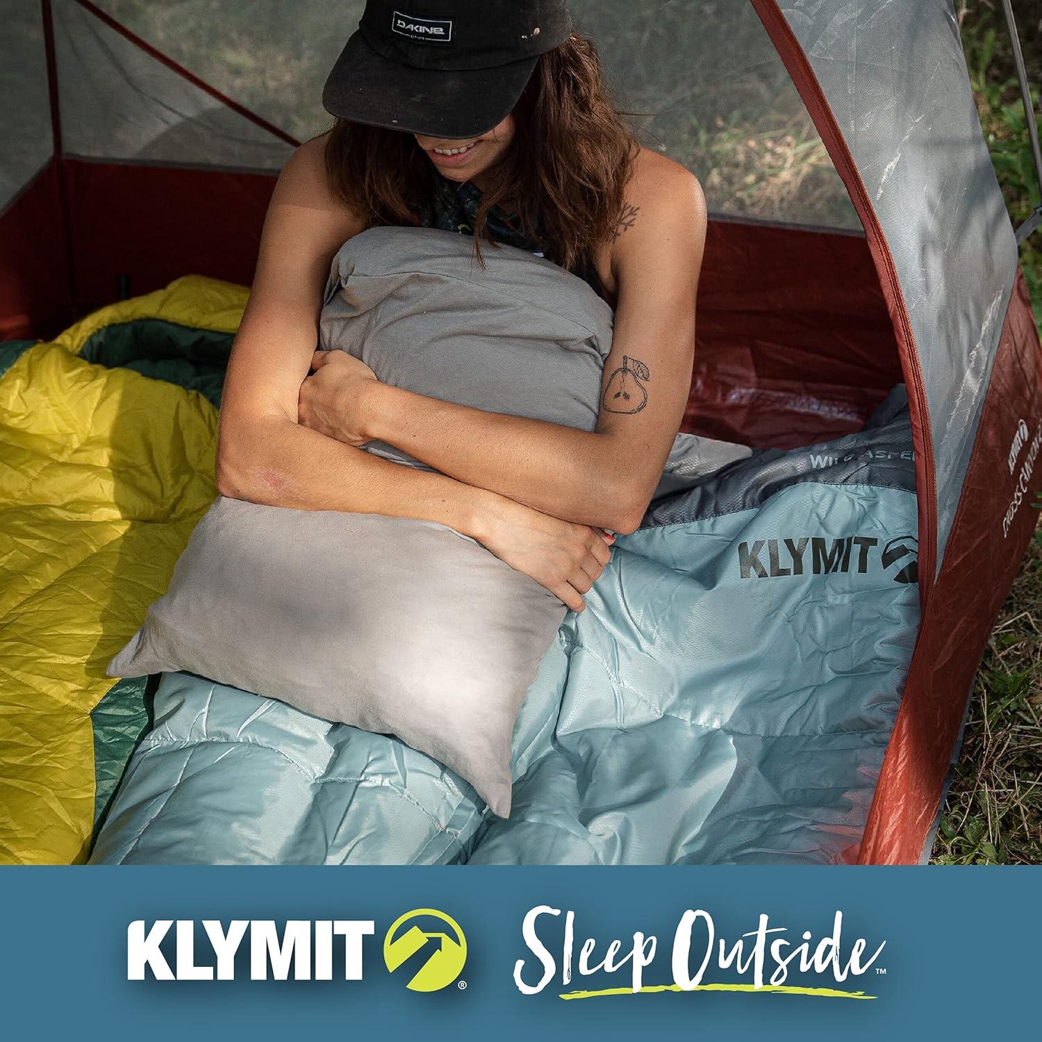 Saco de dormir Klymit Wild Aspen 3 estaciones 20°F (-6.67°C) verde