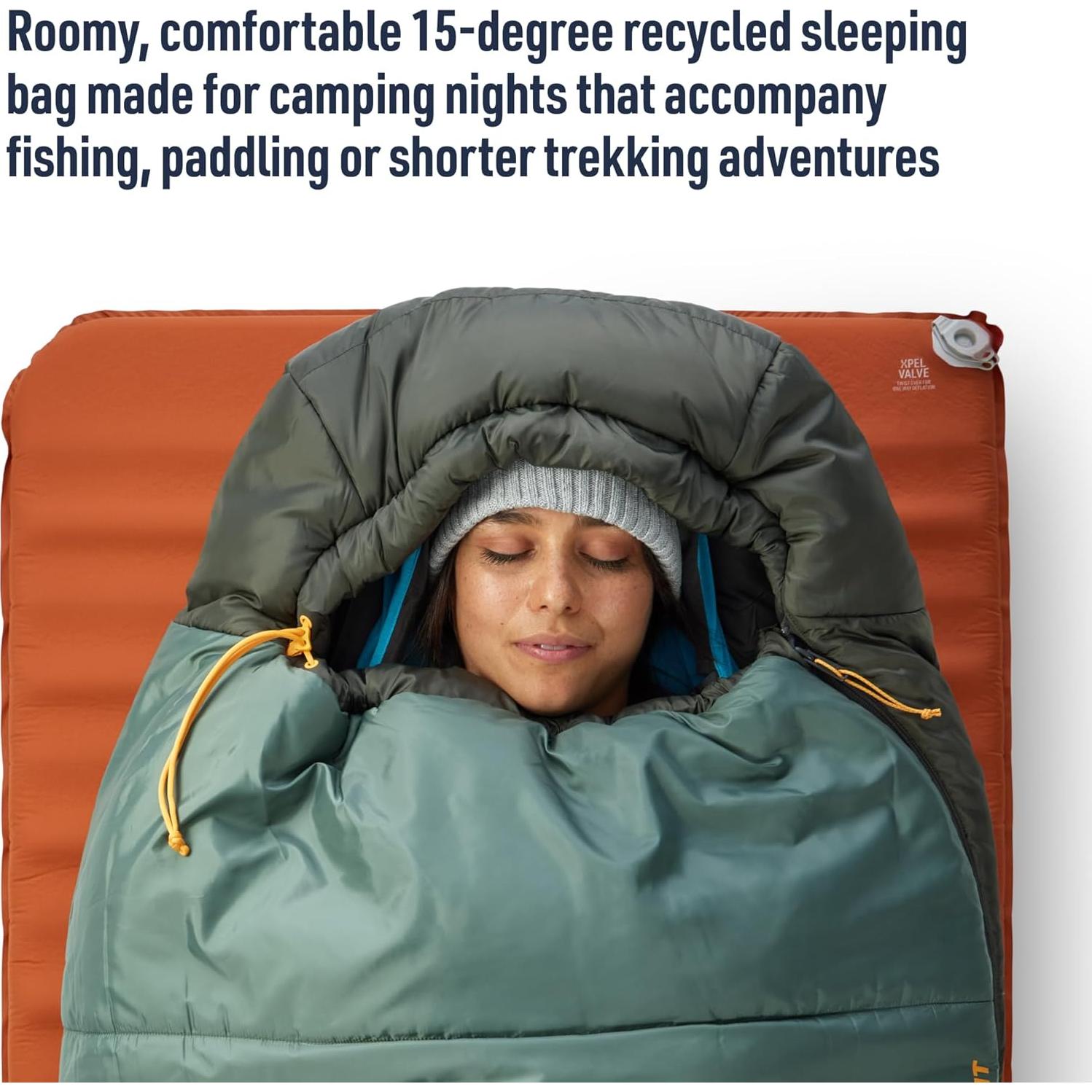 Saco de dormir sintético Sea to Summit Boab 15°C 230.5x81cm