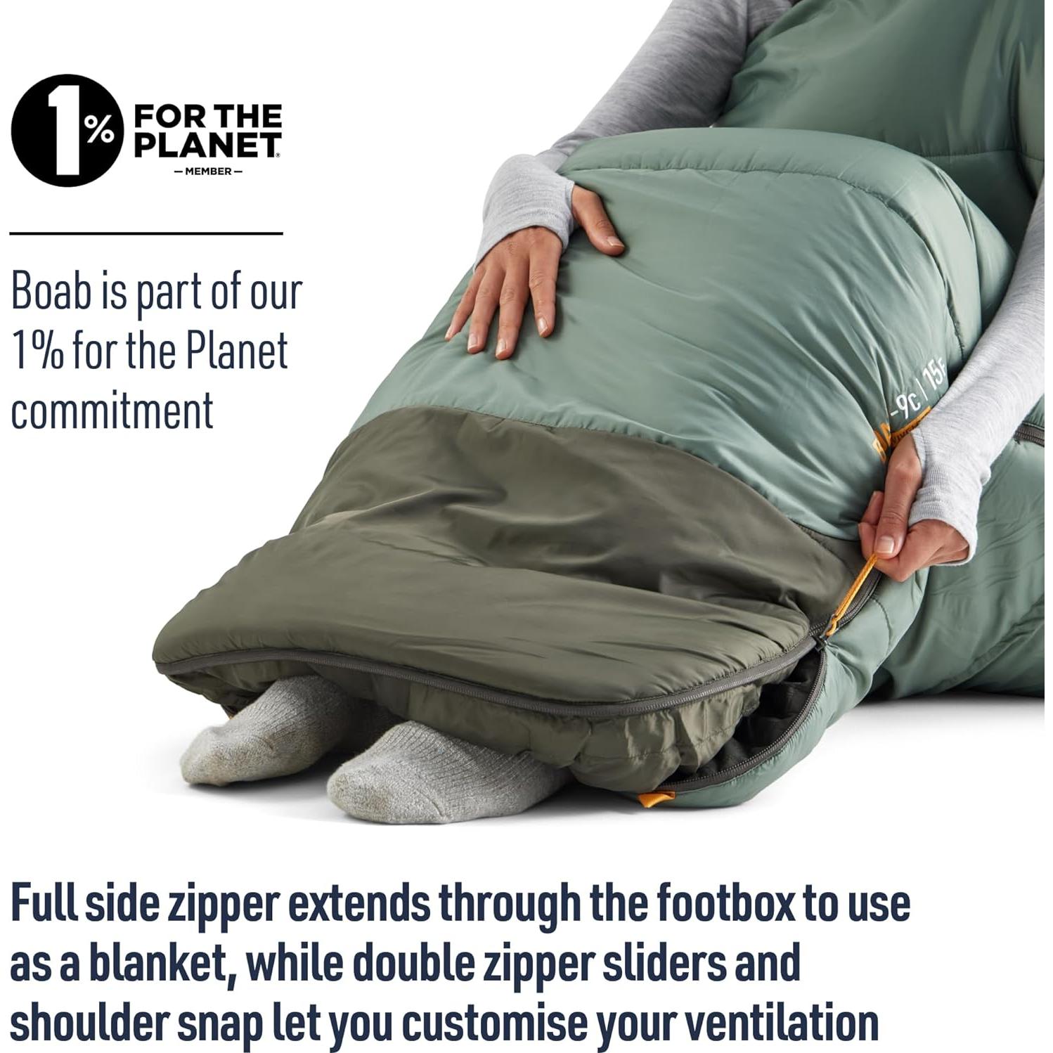 Saco de dormir sintético Sea to Summit Boab 15°C 230.5x81cm